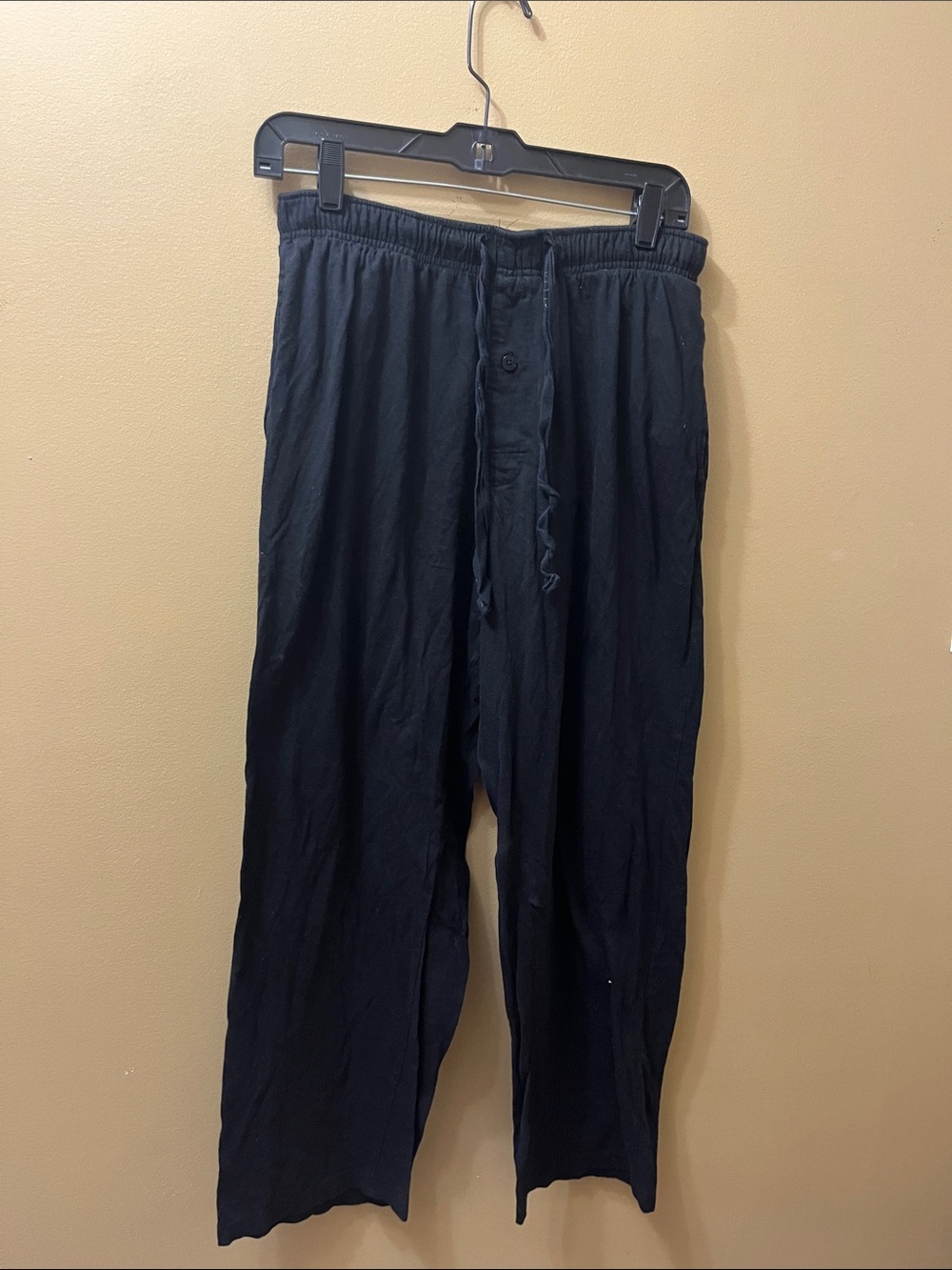 Perry Ellis Black Relaxed Drawstring Jogger Pants